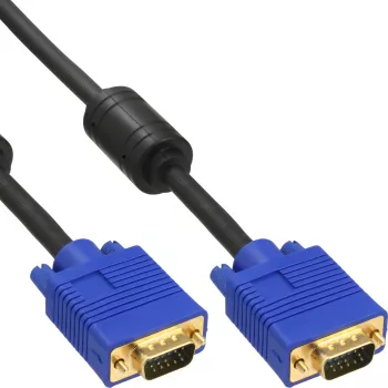 InLine S-VGA-kabel Premium 15HD stekker/stekker zwart 7 m
