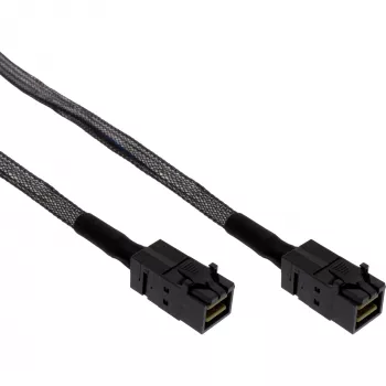 InLine Mini SAS HD-kabel SFF-8643 naar SFF-8643 met sideband 1m