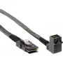 InLine Mini SAS HD-kabel SFF-8643 haaks naar SFF-8087 met sideband 0,5 m