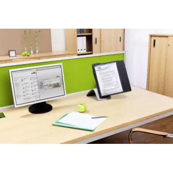 Durable Sherpa Style Table 10 documenten-display-karrousel bureaustandaard voor 10 A4-displaypanelen