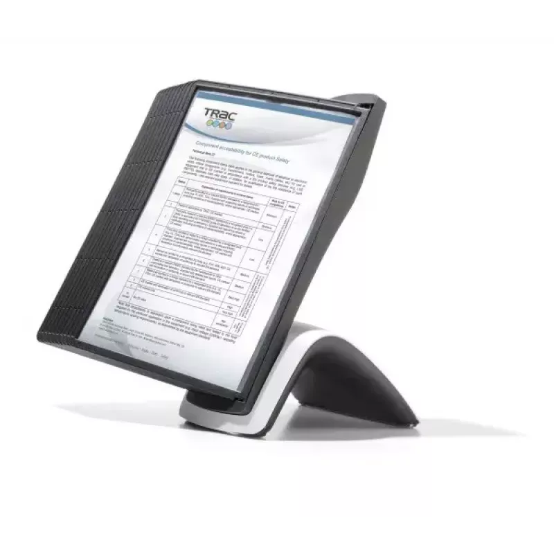 Durable Sherpa Style Table 10 documenten-display-karrousel bureaustandaard voor 10 A4-displaypanelen