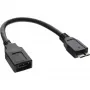 InLine Micro USB 3.0 OTG-adapterkabel Micro-B-stekker naar USB Type-A-bus 0,15 m