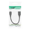 InLine Micro USB 3.0 OTG-adapterkabel Micro-B-stekker naar USB Type-A-bus 0,15 m