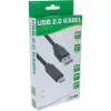 InLine USB 2.0-kabel, USB-C-stekker / USB-A-stekker, zwart, 3m