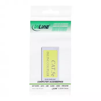InLine Cat.5e crossover-adapter direct op crossover 2x RJ45-bus afgeschermd