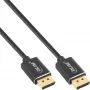 InLine DisplayPort 1.4-kabel slank, 8K4K, zwart, vergulde contacten, 1 m