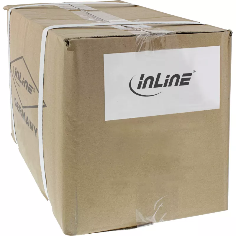 InLine 50 stk. bulkverpakking patchkabel, S/FTP, Cat.6, 250MHz, PVC, CCA, grijs, 1,5m