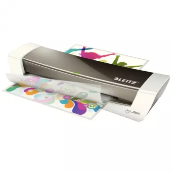 Hetelamineerapparaat LEITZ iLAM Home Office A4 — folielamineerapparaat, A4, max. 24 cm breedte, 125 μm folie, 400 mm/min, 130 °C