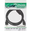 InLine HDMI-kabel High Speed stekker + ferriet zwart 1m