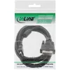 InLine HDMI-DVI-kabel 19-pins stekker / 18+1 stekker + ferrietkern zwart 1,5m