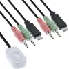 InLine KVM-switch, 2-poorts, USB-C naar DisplayPort 1.2, 4K, audio, geïntegreerde kabel