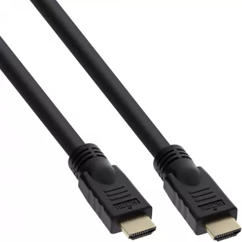 InLine High Speed HDMI-kabel met Ethernet Premium 4K2K stekker/stekker zwart 10m
