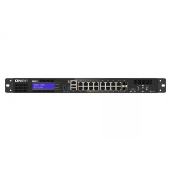 QNAP QGD-1600 managed Gigabit Ethernet (10/100/1000) 1U zwart, grijs