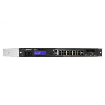 QNAP QGD-1600 managed Gigabit Ethernet (10/100/1000) 1U zwart, grijs