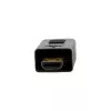 InLine High Speed HDMI-kabel met Ethernet, AM/DM, extra plat zwart/goud, 0,3 m