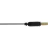 InLine Micro USB 2.0 platte kabel USB A / Micro-B, zwart/goud, 0,3 m
