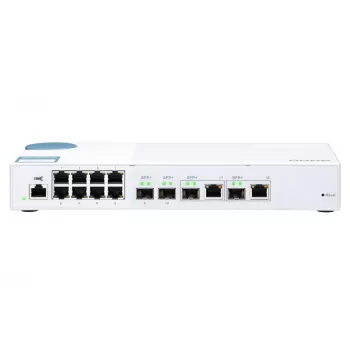 QNAP QSW-M408-2C netwerkswitch managed L2 10G Ethernet (100/1000/10000) wit