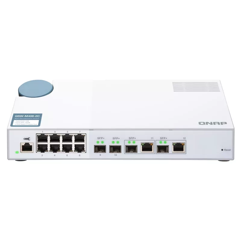 QNAP QSW-M408-2C netwerkswitch managed L2 10G Ethernet (100/1000/10000) wit