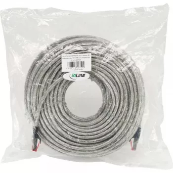 InLine patchkabel S/FTP PiMF Cat.6 250MHz PVC koper transparant 50m
