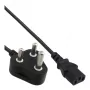 InLine netkabel Zuid-Afrika 10 A type M / IEC-stekker, 1,8 m