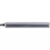 InLine USB 3.2 hub, USB-C naar 4x USB A 10 Gb/s, aluminium, grijs