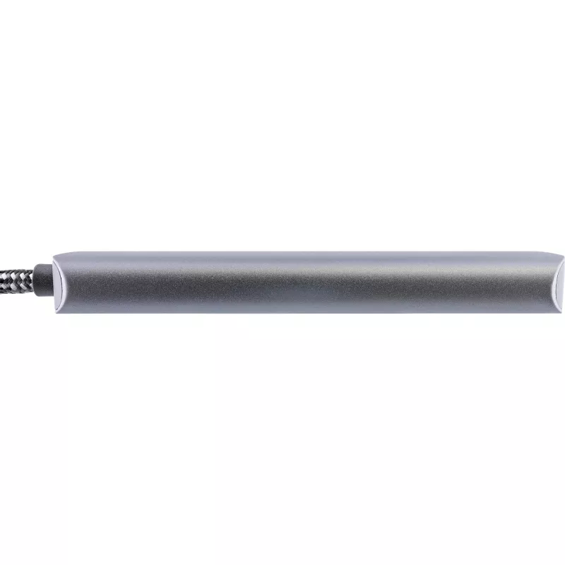 InLine USB 3.2 hub, USB-C naar 4x USB A 10 Gb/s, aluminium, grijs