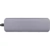 InLine USB 3.2 hub, USB-C naar 4x USB A 10 Gb/s, aluminium, grijs