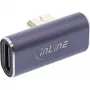 InLine USB4-adapter, USB-C stekker/bus verticaal rechts/links haaks