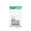 InLine USB4-adapter, USB-C stekker/bus rechts/links haaks, aluminium, grijs