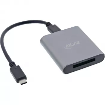 InLine kaartlezer USB 3.2 USB-C of USB-A, voor CFexpress Type-B-kaarten