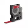 DYMO D1 1978366 Labeltape, wit op rood, 12 mm x 3 m
