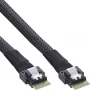 InLine slanke SAS-kabel, SFF-8654 naar SFF-8654, 24Gb/s, 0,5m
