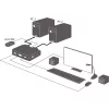 InLine kabel KVM switch, 2-poorts, DisplayPort 1.2, 4K, USB, audio