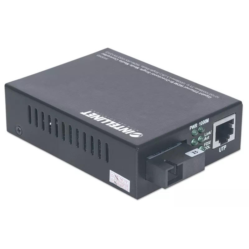 Mediaconverter Intellinet Gigabit Ethernet WDM bidirectioneel 545068