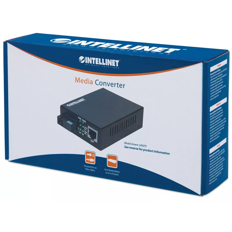 Mediaconverter Intellinet Gigabit Ethernet WDM bidirectioneel 545068