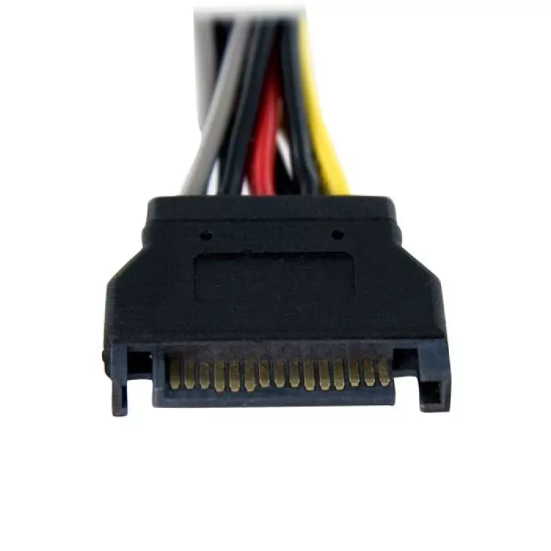StarTech.com 15 cm SATA-stroom Y-splitterkabel-adapter - M/F