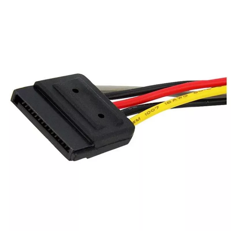 StarTech.com 15 cm SATA-stroom Y-splitterkabel-adapter - M/F