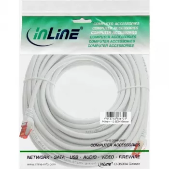 InLine patchkabel S/FTP PiMF Cat.6 250MHz PVC koper wit 7,5 m