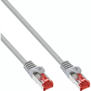 InLine patchkabel S/FTP PiMF Cat.6 250MHz PVC koper grijs 5 m