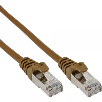 InLine patchkabel SF/UTP Cat.5e bruin 0,3 m