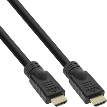 InLine HiD High Speed HDMI-kabel met Ethernet, 4K2K, M/M, vergulde contacten, 5 m