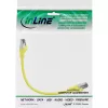 InLine patchkabel, S/FTP (PiMf), Cat.8.1, 2000 MHz, halogeenvrij, geel, 0,3 m