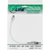 InLine patchkabel, S/FTP (PiMf), Cat.8.1, 2000MHz, halogeenvrij, wit, 0,25 m