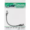 InLine patchkabel S/FTP PiMF Cat.8.1 halogeenvrij 2000MHz zwart, 0,3 m