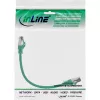 InLine patchkabel, S/FTP (PiMf), Cat.8.1, 2000MHz, halogeenvrij, groen, 0,25 m