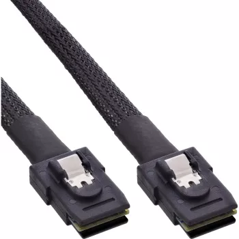 InLine SAS-kabel intern, Mini-SAS SFF-8087 naar Mini-SAS SFF-8087, met sideband, 1 m