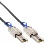 InLine SAS-kabel, Mini-SAS 26-pins SFF-8088 naar Mini-SAS 26-pins SFF-8088, 0,5 m