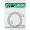 InLine Patchkabel plat, U/FTP, Cat.6A, TPE halogeenvrij, wit, 1,5 m