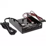 InLine 4-poorts USB 3.0 paneelhub voor 3,5-inch diskettelaufwerkschacht, zwart