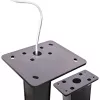 InLine universele wallbox-standaard met EV-laadkabelhouder, zwart